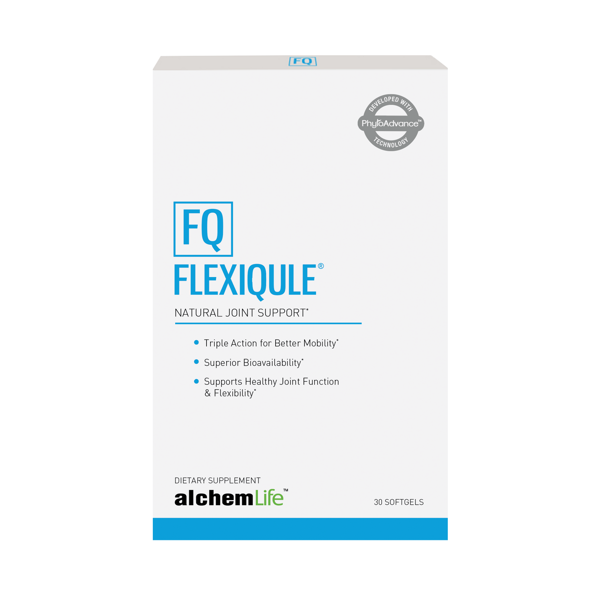 front of Flexiqule joint support supplement package